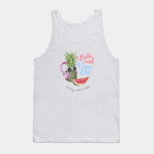 summer with funy pineapple pie Tank Top